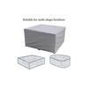 210x110x70cm Rectangular Patio Furniture Cover Waterproof Outdoor Sofa Cover Black