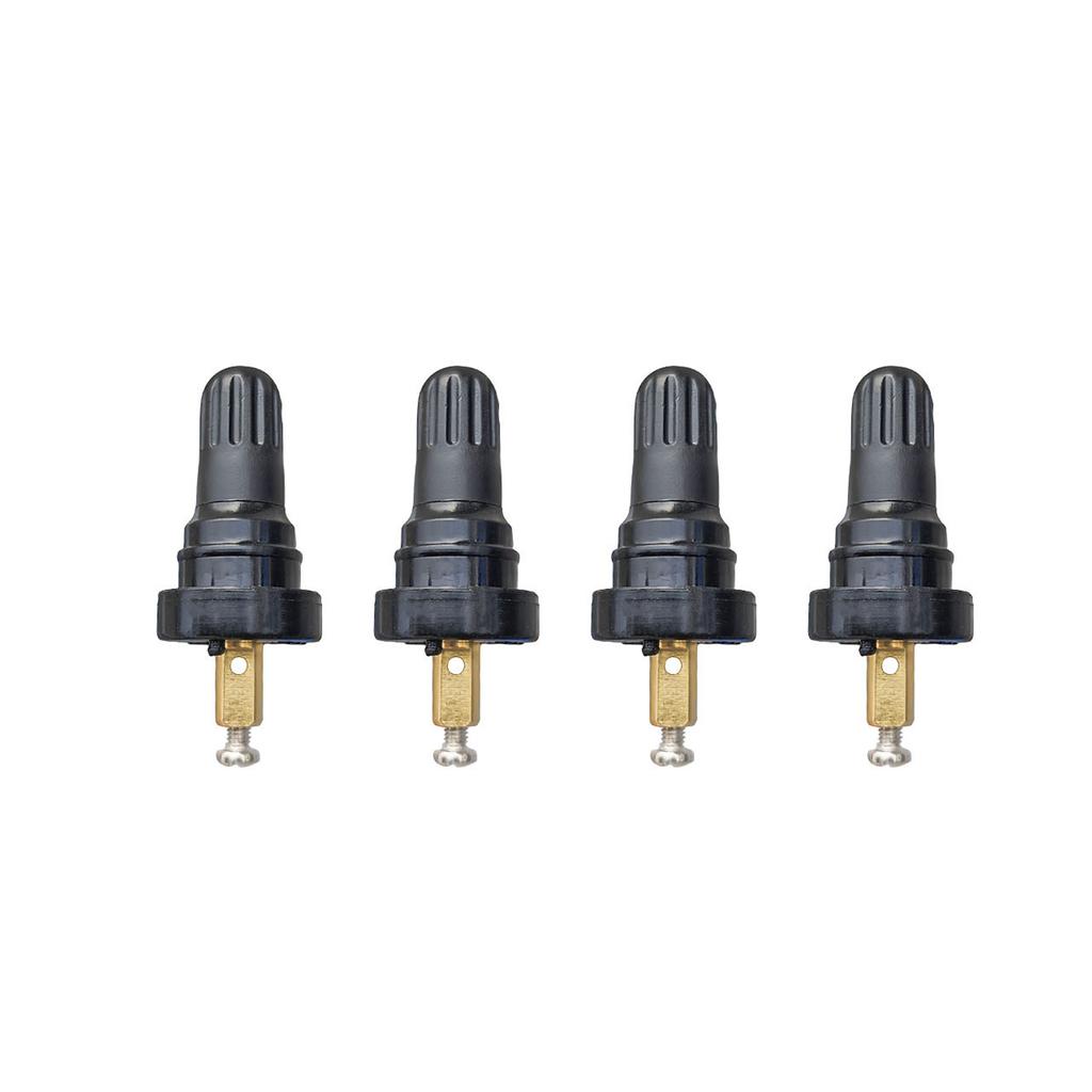 Heavy Duty Rubber Metal Tire Valves Stem For Cars Accurate TPMS Sensor All Weather Performances Easy To Install 4pcs