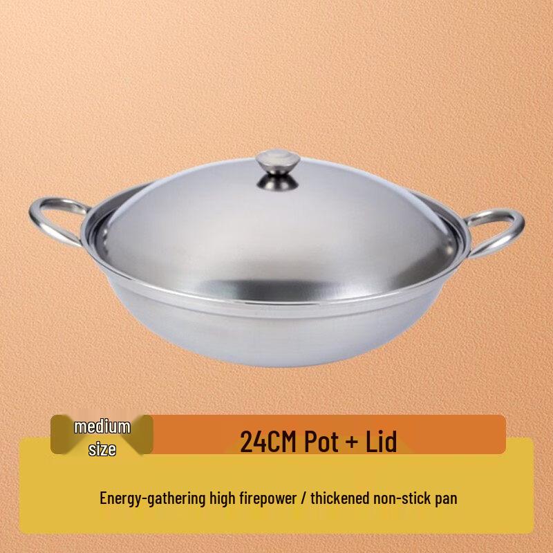 

Stainless Steel Dry Pot Cooker with Alcohol Stove