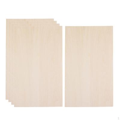 5 stykker treplater Kunsthåndverk Tynnbrett DIY treplate for skip