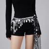 Long Tassel Belly Dance Belt Glitter Sequins Sequin Waist Chain  Carnival Celebration