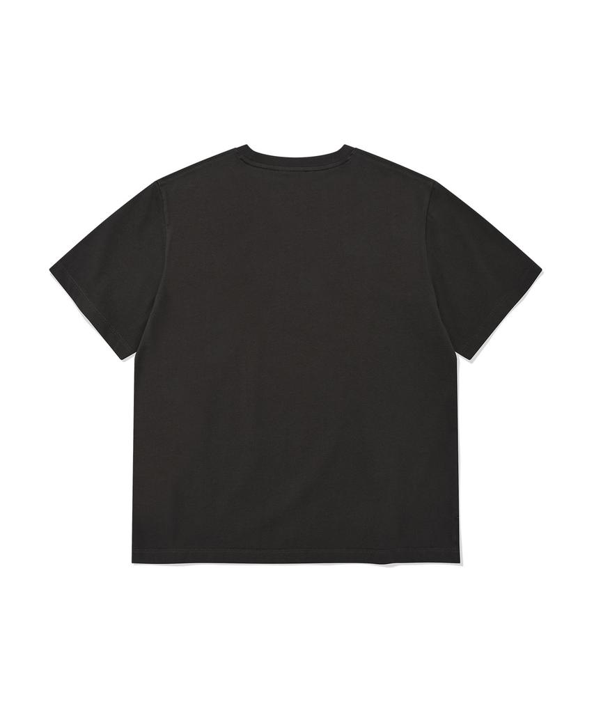 WACKY WILLY Women'S Big Lily Vintage Short Sleeve T-Shirt Charcoal