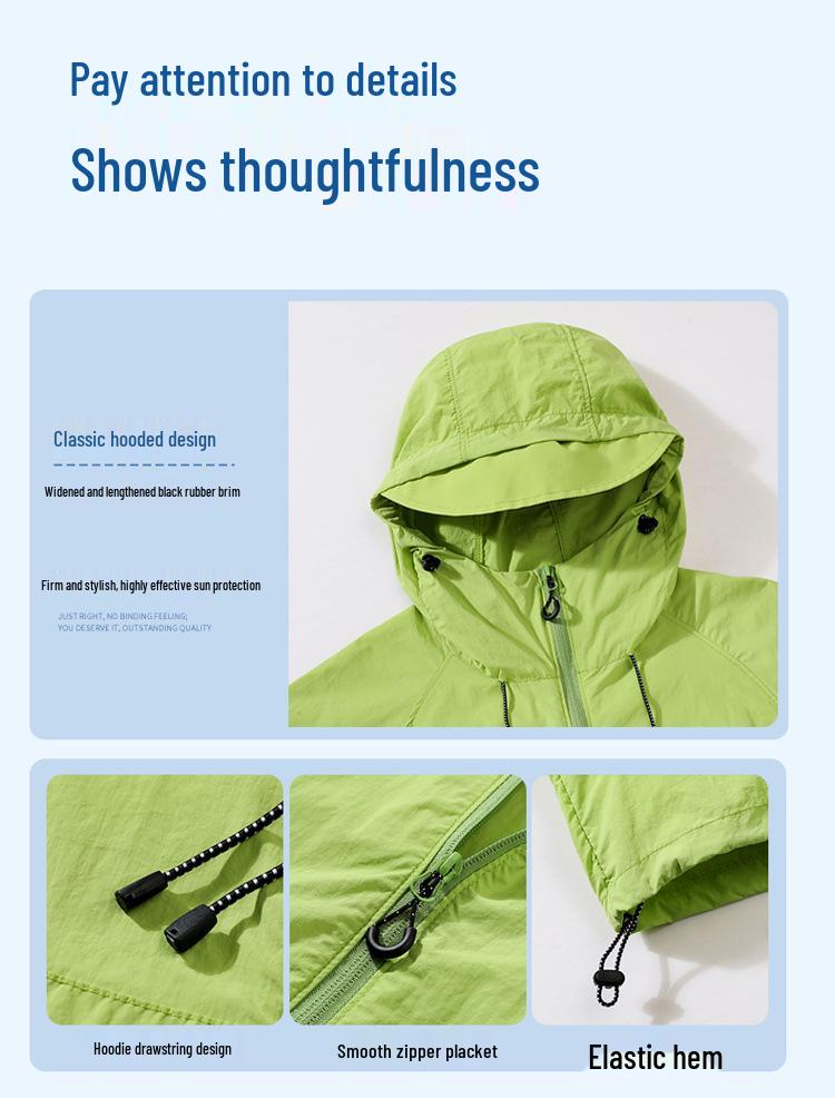 Men's Ice Silk Lightweight Summer UV Protection Jacket