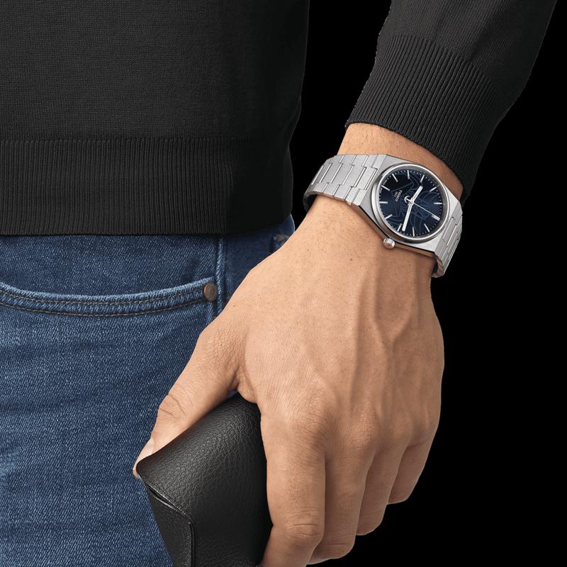 TISSOT PRX Automatic Mechanical Movement Men's Watches Watch 40mm Blue Dial Stainless Steel Case T137.407.11.041.02