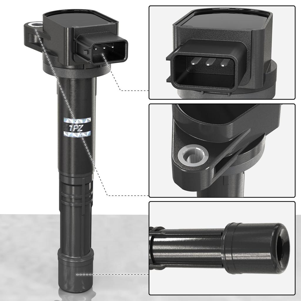 1PZ 4 Piece Ignition Coil Honda Step RG1 RG2 RG3 RF3 RF5 RF8 Edix BE3 BE4 Elysion RR1 RR2 Odyssey RB1 RB2 Car parts aftermarket repair compatible