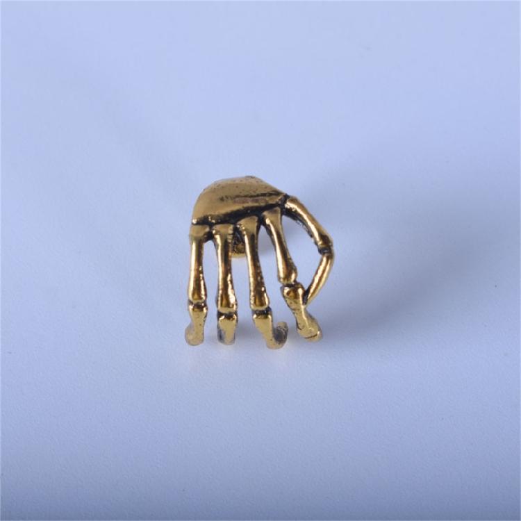 Alternative Alloy Ear Cuff Skeleton Hand Designs Punk Rock Fashion Accessory Jewelry For Edgy Outfits