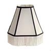 Lamp Shade with Fringe Tassel Cover and White for Crafters, Living Room, Bedroom