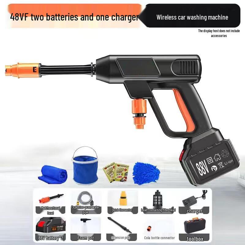 

Kailei 48VF Cordless Brushless Pressure Washer Kit CN plug (adapter included)