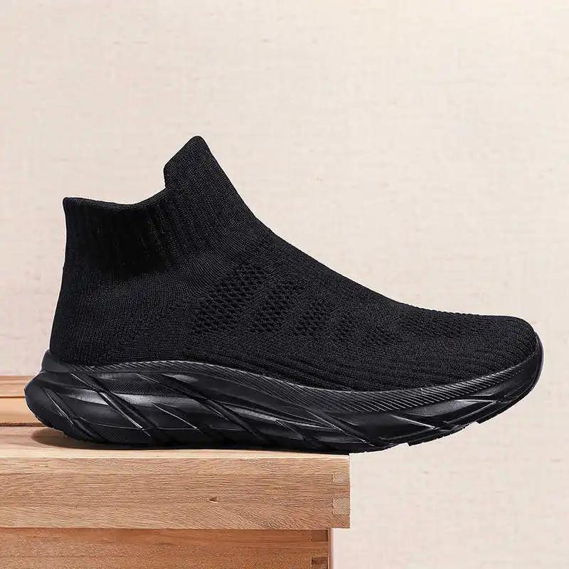 Fashion Lace-free Without Heel Casual Sneakers For Men Walking Ventilation Shoes Men Trainer Sports New Style Style Training Teniz