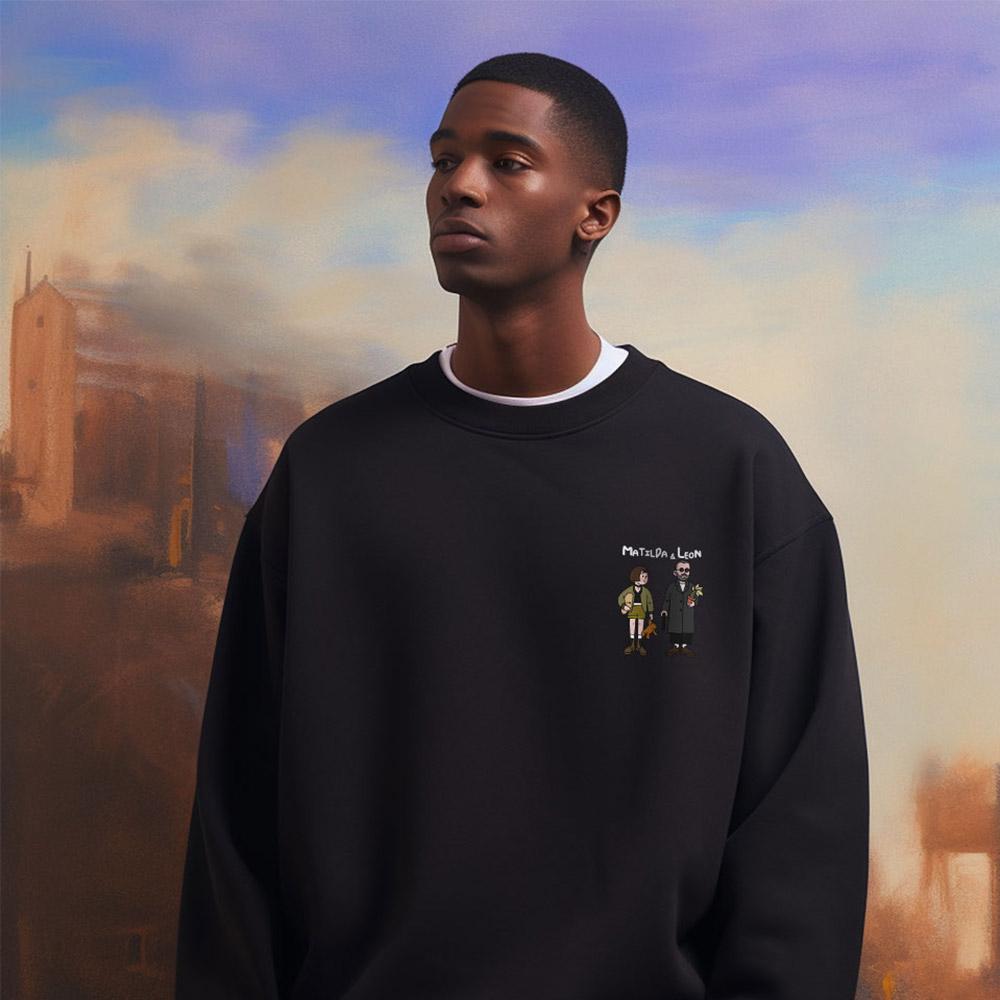 OHP Ohp X Moai Assassin And Girl No.3 Fleece-Lined Sweatshirt