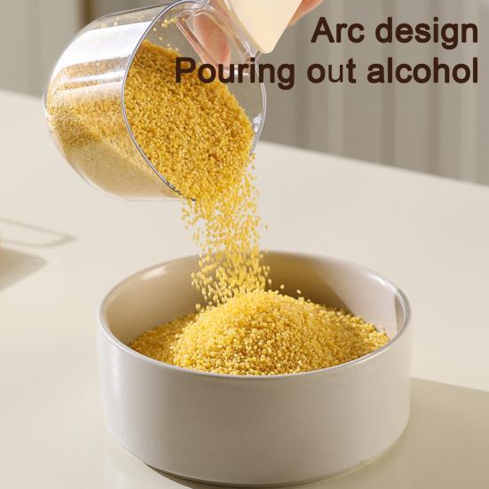 Pet Food Measuring Spoon with Scale Bag Sealing Clip Multi-functional Rice