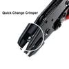 Schnellwechsel-Crimpzange 0,25–10 mm2 (23–7 AWG) Multifunktions-Ratschen-Drahtcrimperzange für