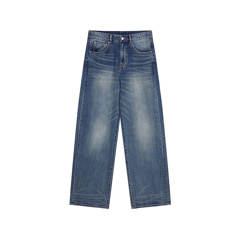 JNBY 2024 Winter Straight-Leg Cotton Jeans - 5OAE12010