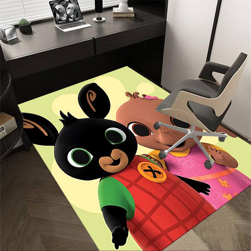 

1PC rabbit girl Extra Large Non Slip Floor carpet, Office, family, bedroom, Studio Large Area Rug Indoor Rugs 60cm by 90cm