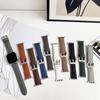 Litchi Texture Leather Band For Apple Watch Series 11 10 42mm/9 8 7 41mm/SE3 SE2 SE 6 5 4 40mm/3 2 1 38mm Watchbands Wrist Strap