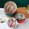 Underglaze Color Ceramic Bowl Creative Cute Cartoon Children'S Rice Bowl Household Tableware Ceramic Noodle Bowl Soup Bowl Breakfast Bowl