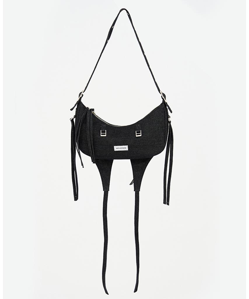 Arts De Base Denim Hobo Bag