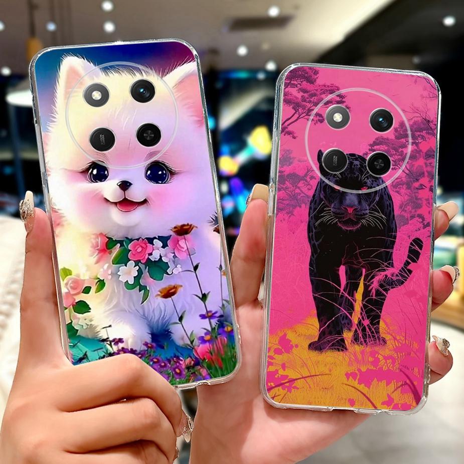 For Honor Magic 7 Lite Case BRP-NX1 2025 New Luxury Painted Cover Clear Silicone Soft Slim Phone Case For Honor Magic7 Lite Bags