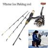 Winter Portable Travel Fishing Reels Fishing Tackle Ice Fishing Rods Tackle Pole