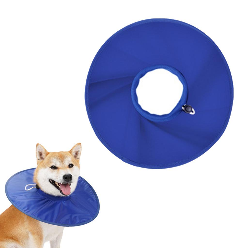 Dog Recovery Collar Adjustable Pet Cone Pet Recovery Collar Prevent Licking Dog Neck Cone for After