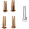 Door Hinge Bushing Inserts Kit, Door Hinge Bushing Liners Kit Replacement 1 Set, Compatible with Jeep Wrangler YJ TJ CJ7 Scrambler