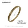 New Money Symbol Ancient Coin Gold-plated Stainless Steel Bracelet 18K, High Quality Waterproof Couple Bracelet, Wife Gift