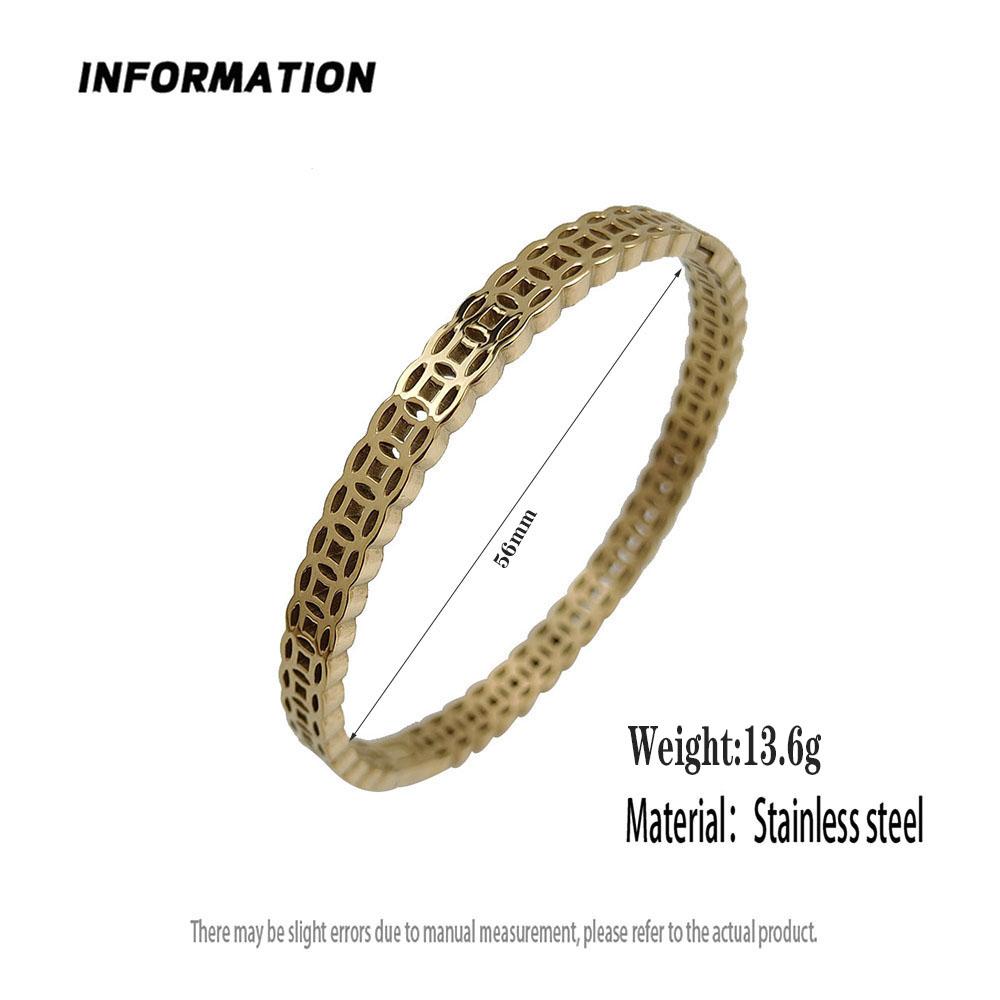New Money Symbol Ancient Coin Gold-plated Stainless Steel Bracelet 18K, High Quality Waterproof Couple Bracelet, Wife Gift