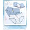 5 Pcs Women's Mid-Waist Cotton Antibacterial Crotch Panties Sexy Triangle Briefs for Teens Girls