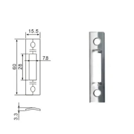 Aluminium Schiebefenster & Tür Hakenverschlüsse - Thermische Trennung Design, Robust & Rostfrei