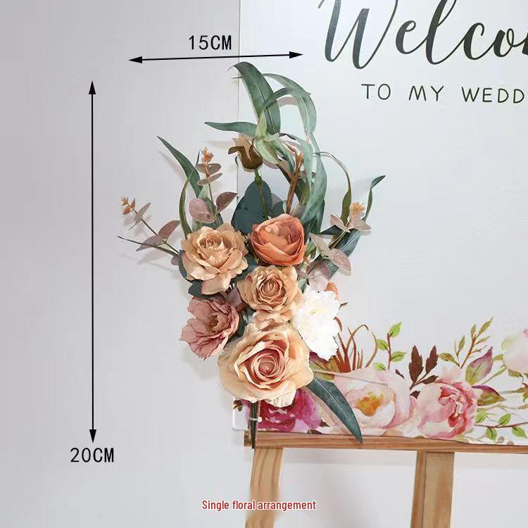 

Silk Flower Wedding & Event Welcome Sign