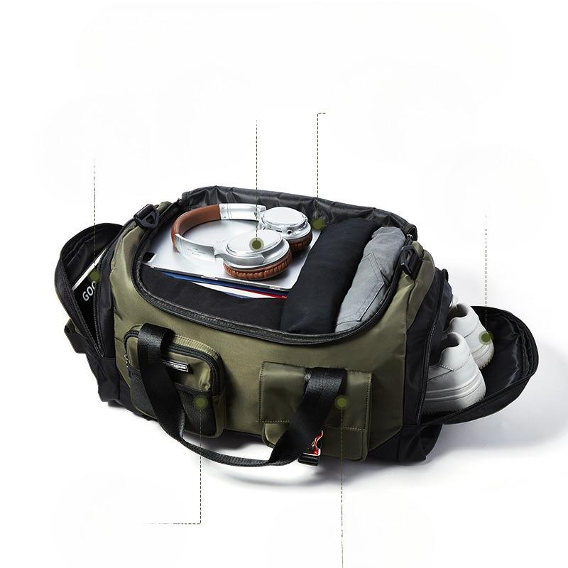 Travel Bag Backpack Men's Satchel Large Capacity Fitness Bag Carrying Duffel Bag Outdoor Hiking Bag