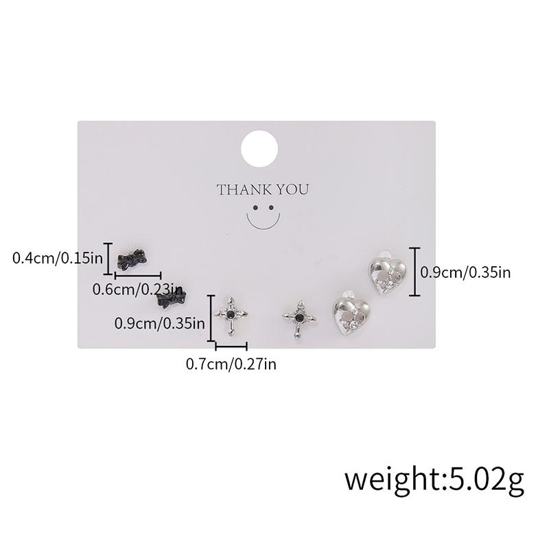 3Pair Exquisite Goth Minimalist Dangle Earrings For Women Girls Vintage Geometric Drop Earring Jewelry Accessories Gifts