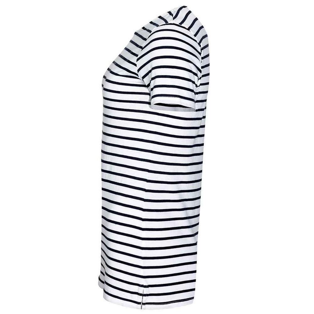 SOLS Womens/Ladies Miles Striped Round Neck T-Shirt
