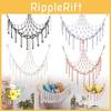 Stylish Cotton Rope Triangular Toy Net For Elegant Corner Storage In Bedrooms
