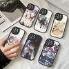Coque de téléphone mignonne Anime Puella Magi Madoka Magica Pour iPhone 16 15 14 13 12 11 Pro Max Plus Étui souple en cuir
