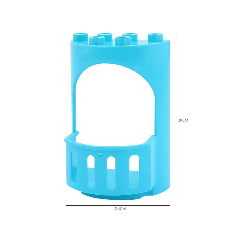 Big Particles Building Blocks Castle Scene Accessories Houses Roof Wall Compatible Large Bricks Educational Toys For Kids Gifts