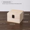 Wooden Gift Box with Pull-Out Lid for Groomsmen and Bridesmaids - Wedding Candy or Ornament Storage Box