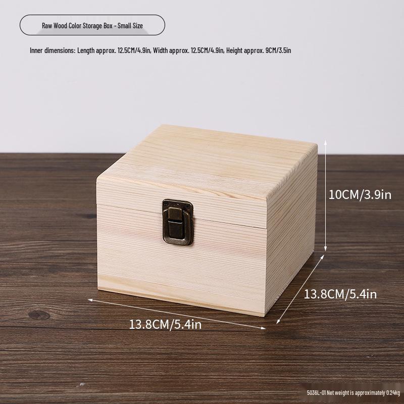 

Wooden Gift Box with Pull-Out Lid for Groomsmen and Bridesmaids - Wedding Candy or Ornament Storage Box