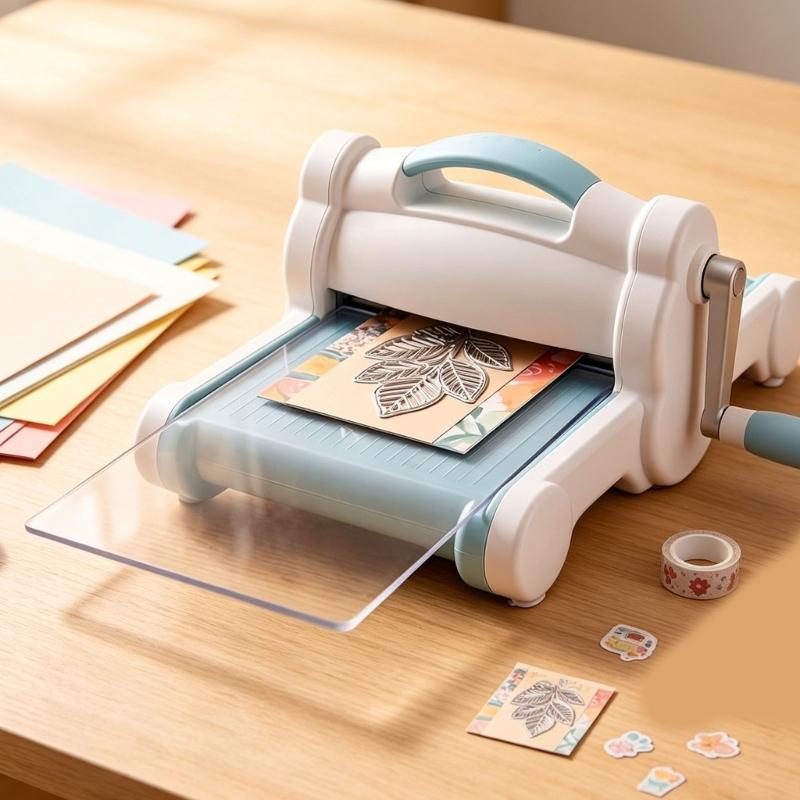 Transparent Acrylic Cutting Pad Sheets for Visible Guide Marks, Tool-Free Replacement, Die Cutting and Embossing Crafts