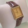 [USED] SEIKO Quartz Wristwatch Gold/Brown Vintage Printing.