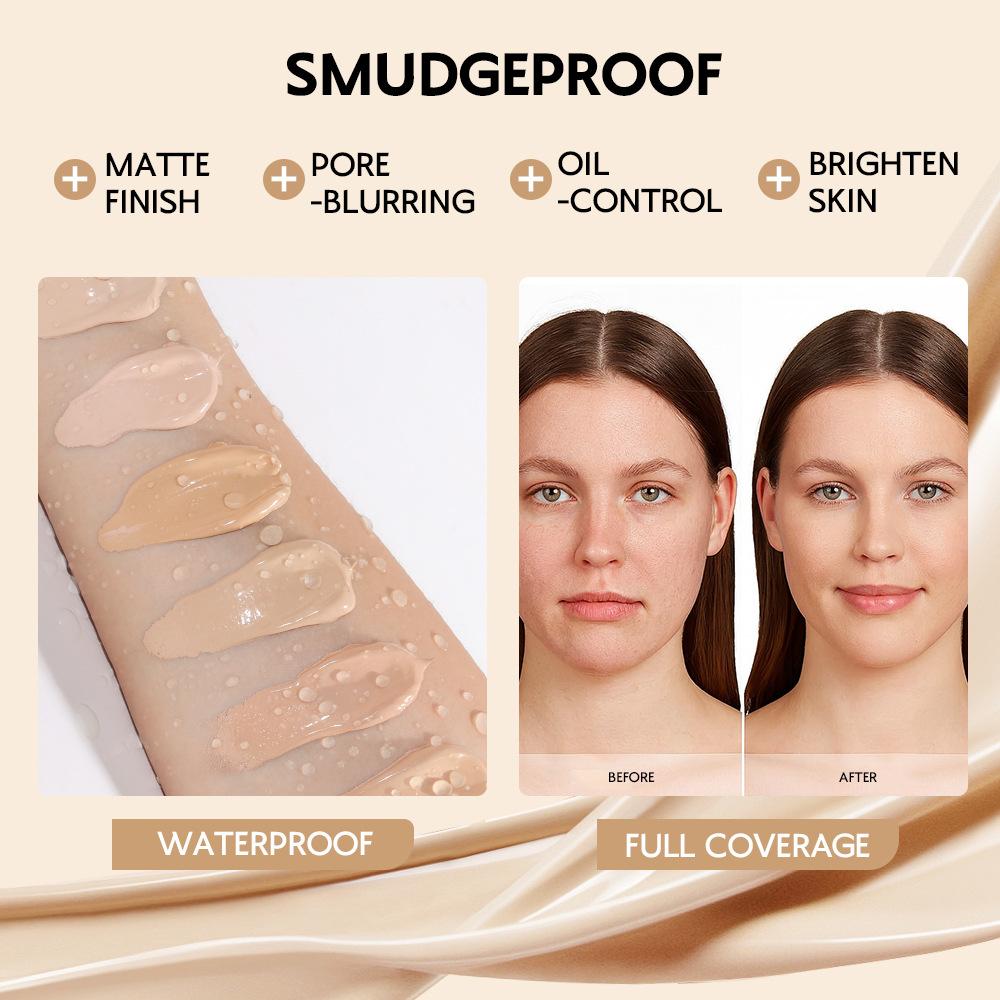 Makeup Moisturizing Foundation Concealer Matte Matte Long-lasting No Makeup Foundation Beauty