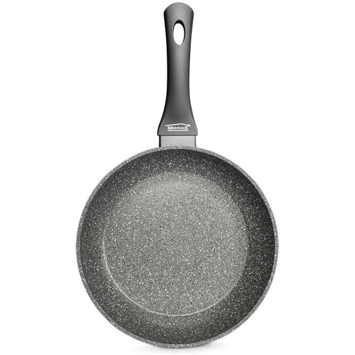 Poêle à frire - menax - focus - aluminium forgé - 5 couches antiadhésives - 18 cm
