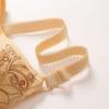 Women's Beautifully Embroidered Floral Bra Push Up Pair Breast Support Comfort Bra Thin Brasieres Sexy