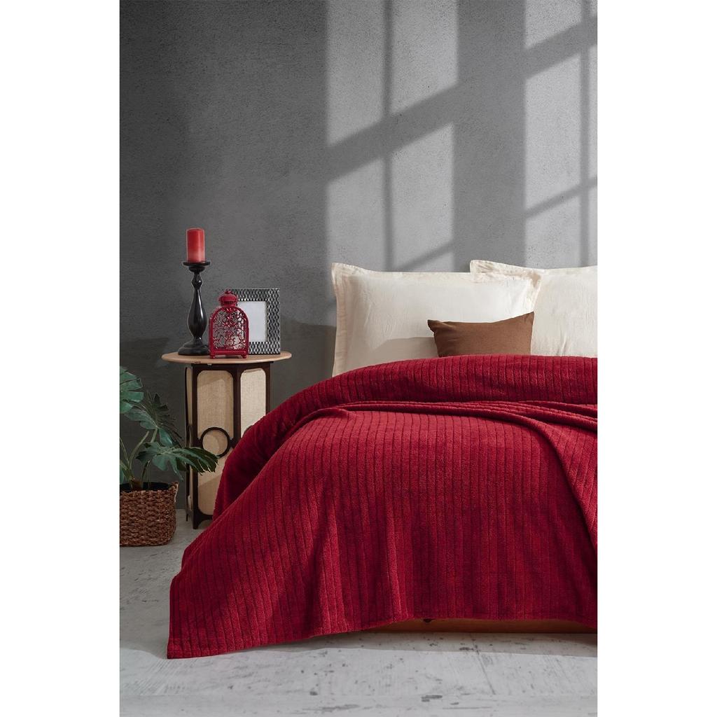 Bequem | Gestreifte Wellsoft-Einzeldecke