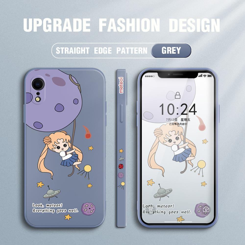 Lovely Cartoon Girl Phone Case for Redmi Xiaomi POCO Note 10 Pro 9 9A 9T 10C 8 7 11 Lite 5G X3 M3 Square Edge Creative Camera Soft TPU Cover