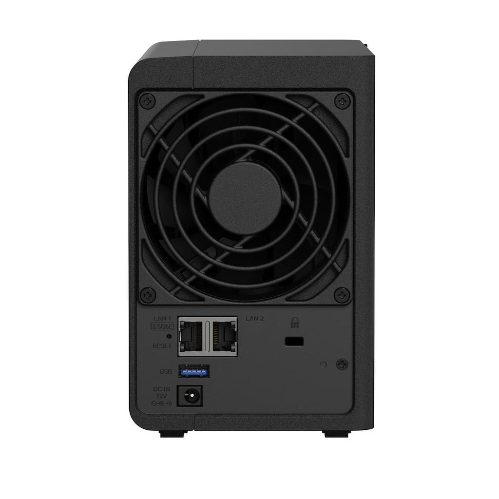 Synology NAS 2GB for Standard Distributed by Field Lake Authorized Distributor in Phone Support DS225+ Kit, 2-Bay, Quad-CPU, Memory, 2.5GbE-NIC,