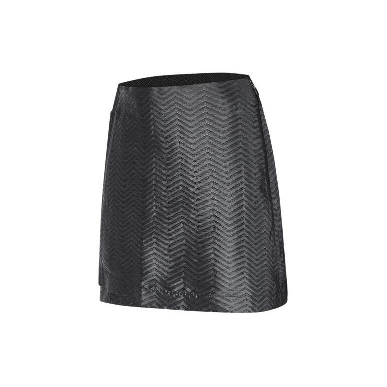 

New FILA Golf Series Denim Short Skirts Women s Pitch Black A11W415309F-BK XS