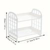 1Pc High Appearance Horizontal Desktop Storage Shelf Simple Multi-Storey Dormitory Storage Shelf Computer Office Available