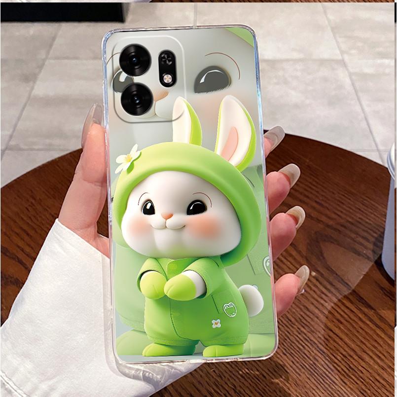 Cute Funny Graffiti Cat Pattern Phone Case For Honor Play 60A 5G / Honor X6d 5G Transparent TPUck Shockproof Soft Casing