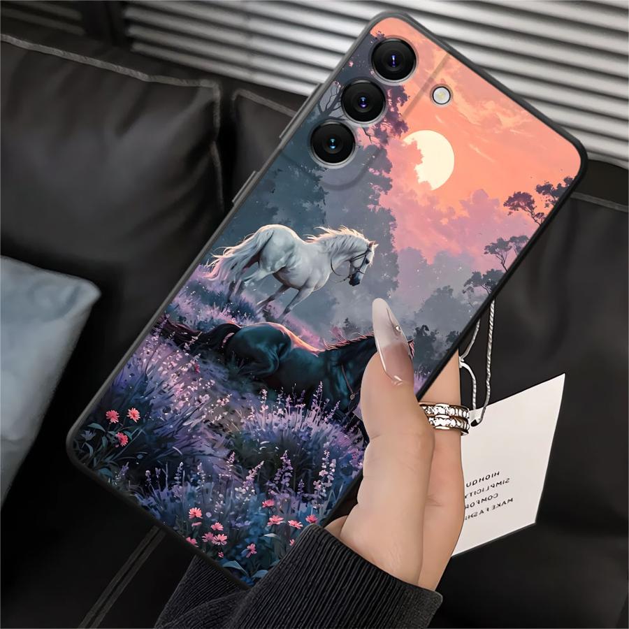 Hülle für Samsung Galaxy A50 A70 A15 A16 A40 A06 A12 A17 A13 A20 A05 A04 Funda Handyhülle Cooles Pferd
